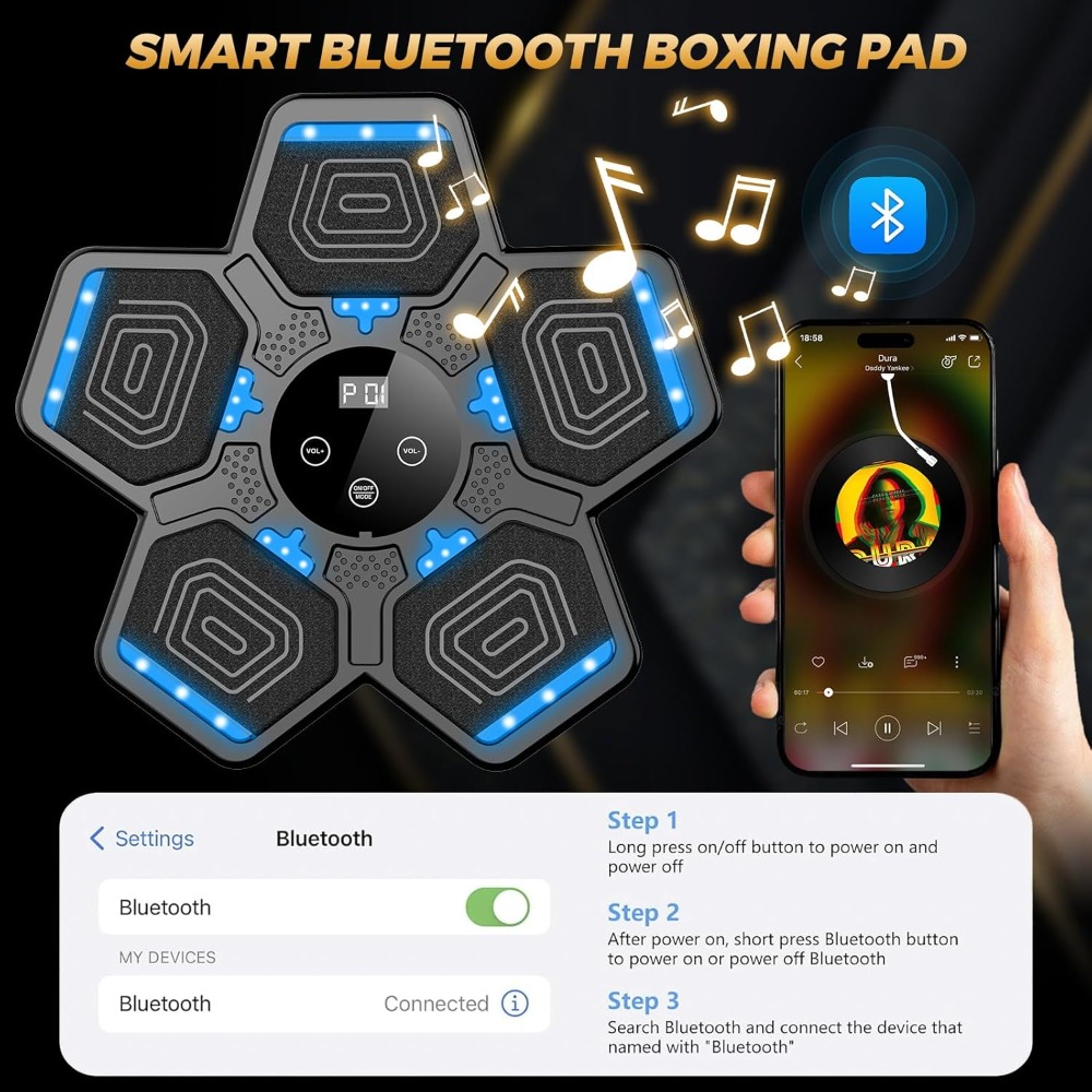 Music Boxing Machine for Adult - огляд і ціна Workout Glove Gym