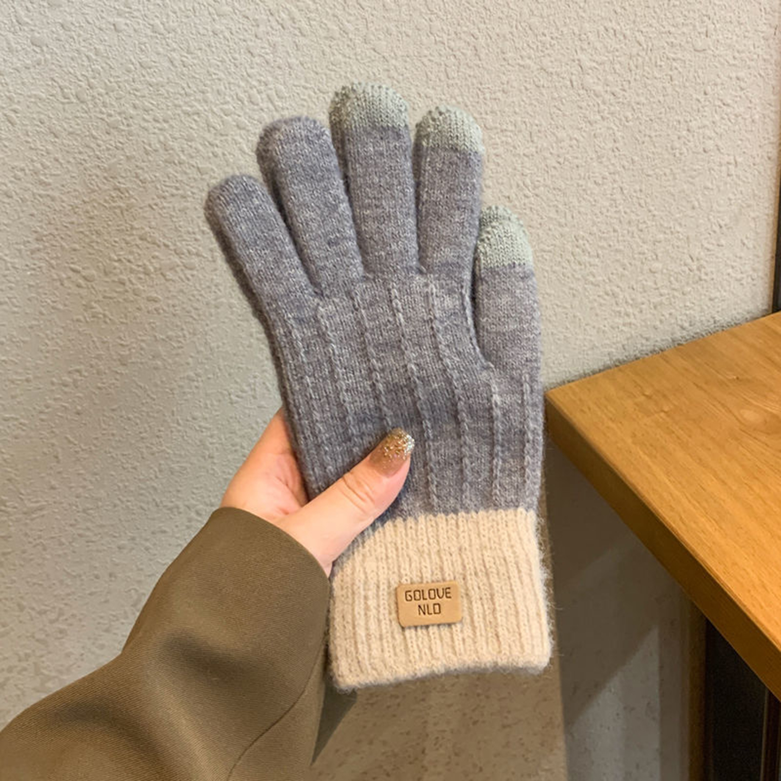 Women's Cable Knit Gloves Warm - огляд і ціна Wool Glove Lined