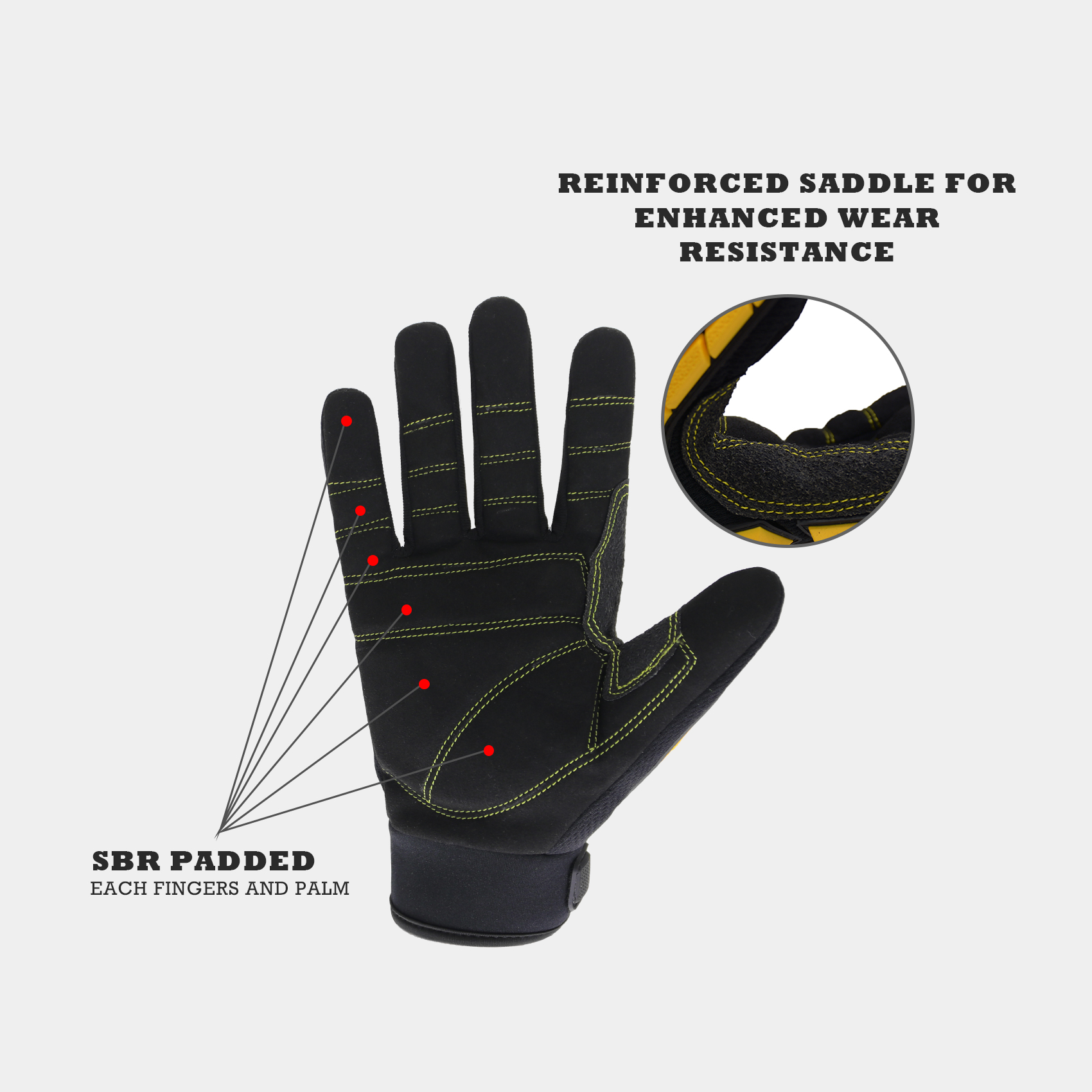 HANDLANDY Anti-Vibration Glove - огляд і ціна Work Glove Impact