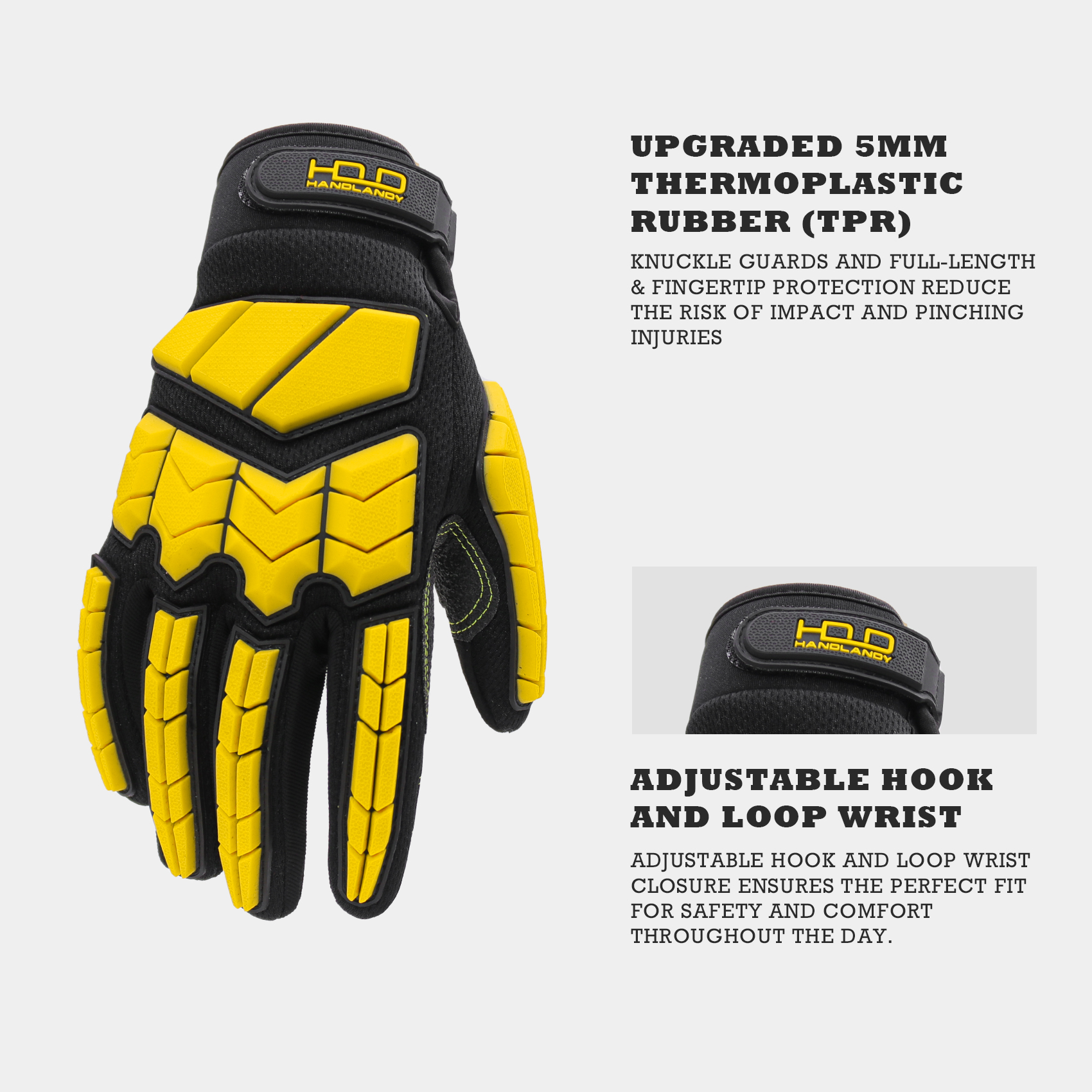 HANDLANDY Anti-Vibration Glove - огляд і ціна Work Glove Impact