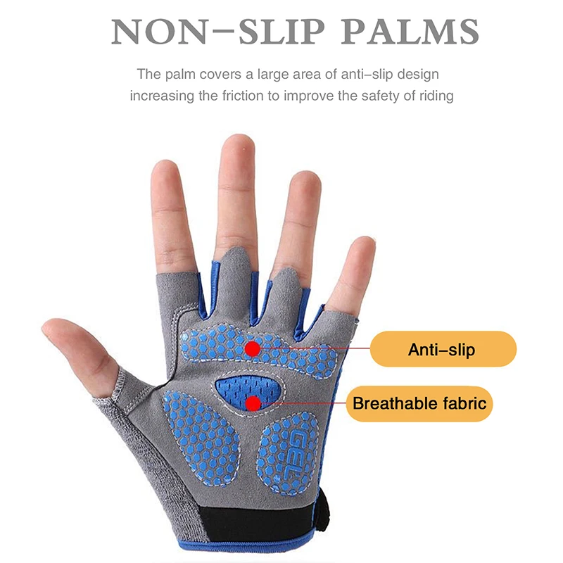 Kids Half Finger Sports Cyclin - огляд і ціна Cycling Glove Padded