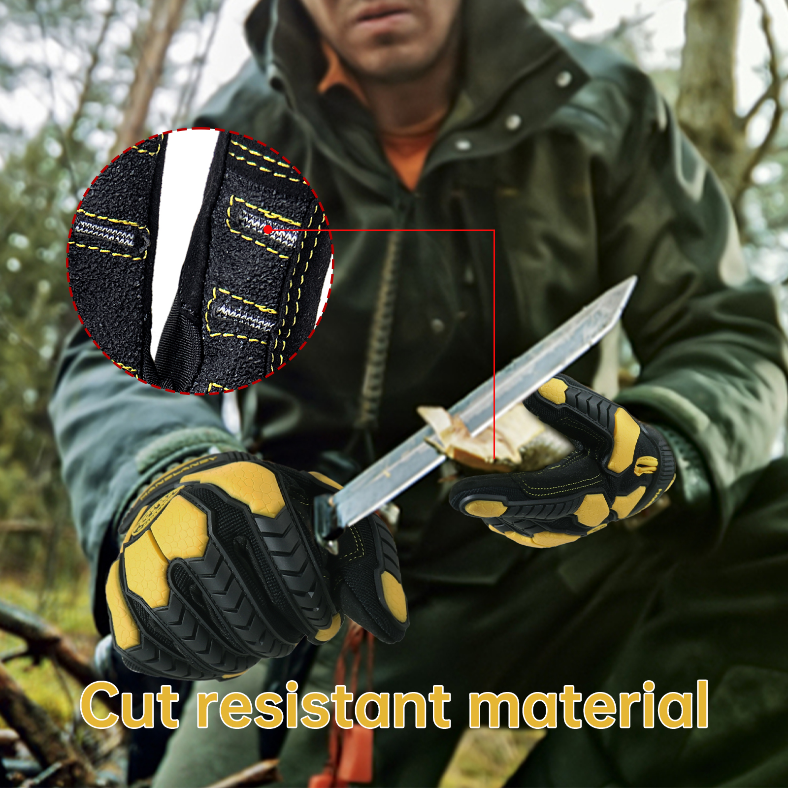 HANDLANDY Heavy Duty Work Glov - огляд і ціна Work Glove Impact