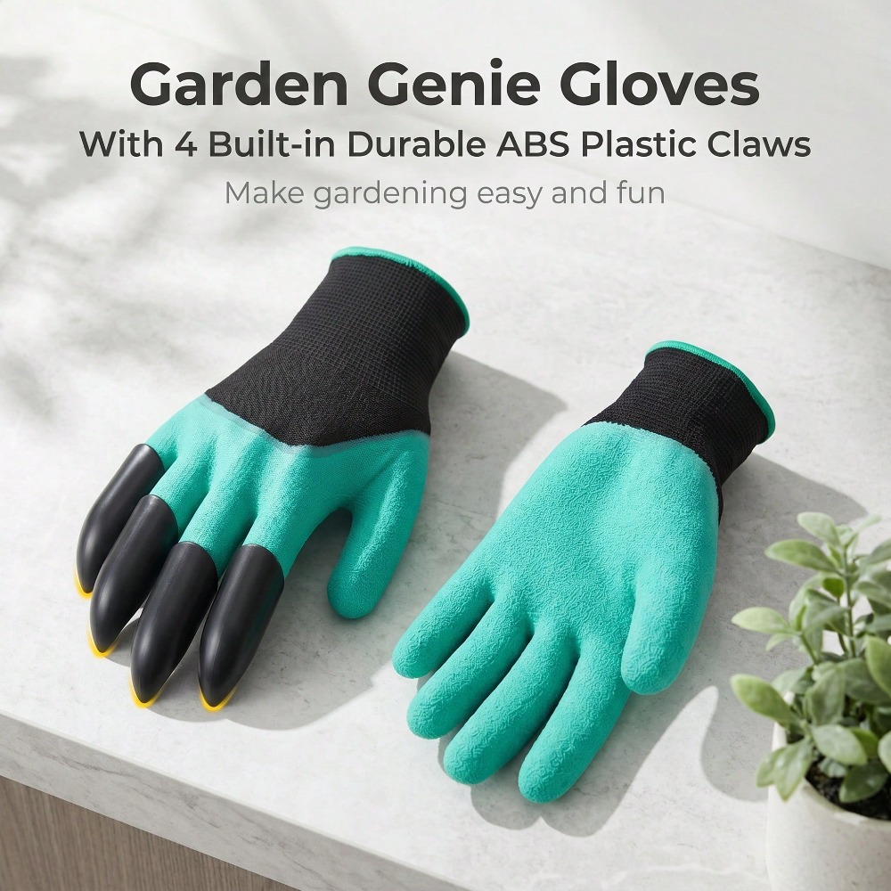1pair Garden Genie Gloves With - огляд і ціна Gardening Glove Waterproof