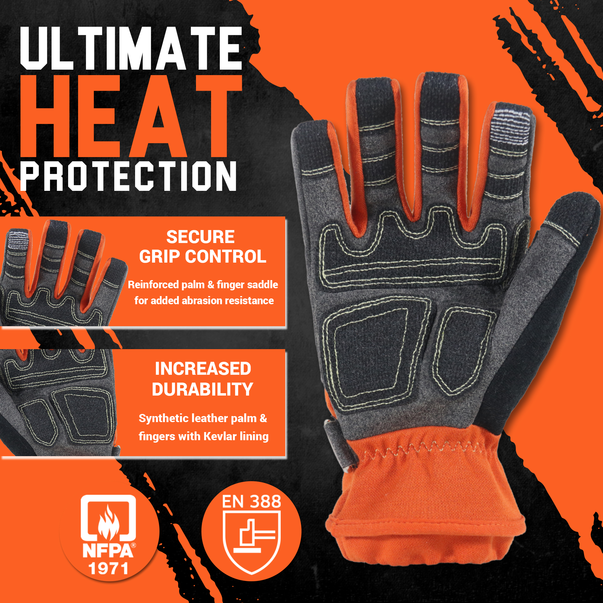 HANDLANDY fireproofing synthet - огляд і ціна Work Glove Impact