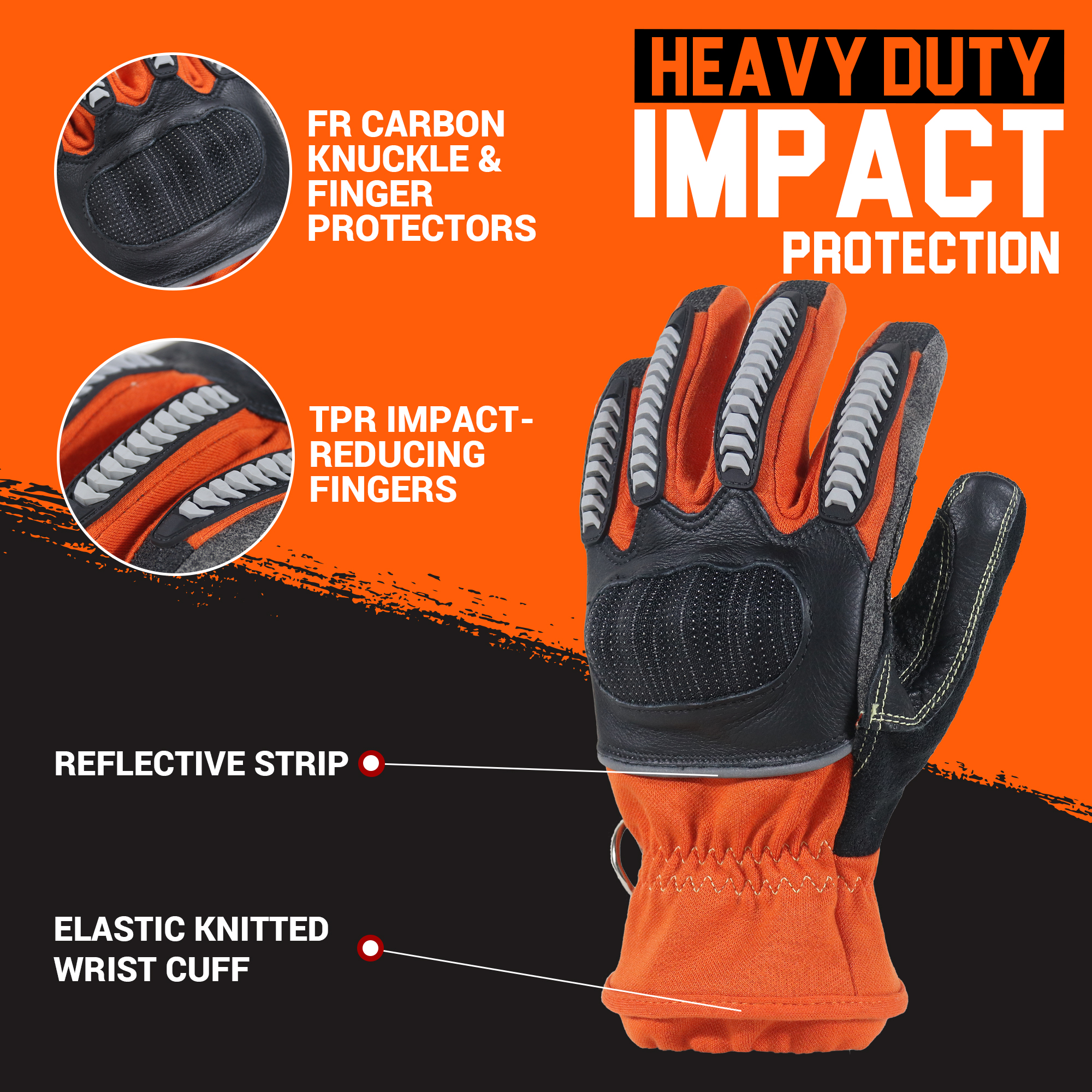 HANDLANDY fireproofing synthet - огляд і ціна Work Glove Impact