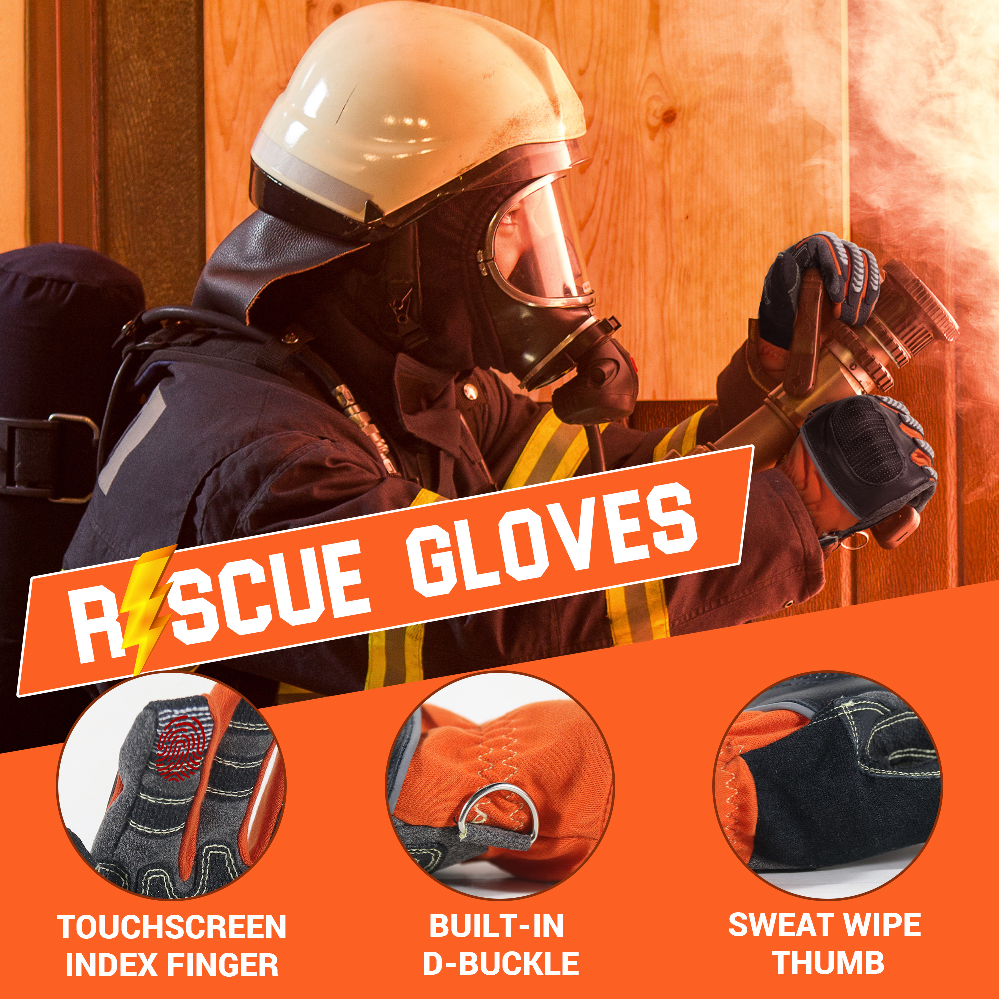 HANDLANDY fireproofing synthet - огляд і ціна Work Glove Impact