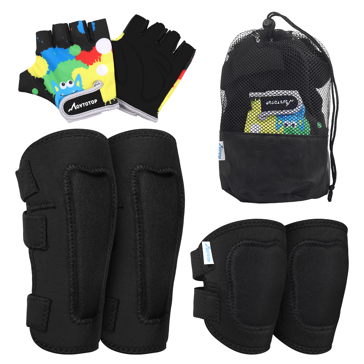 MOVTOTOP Protective Gear Set K - огляд і ціна Cycling Glove Padded
