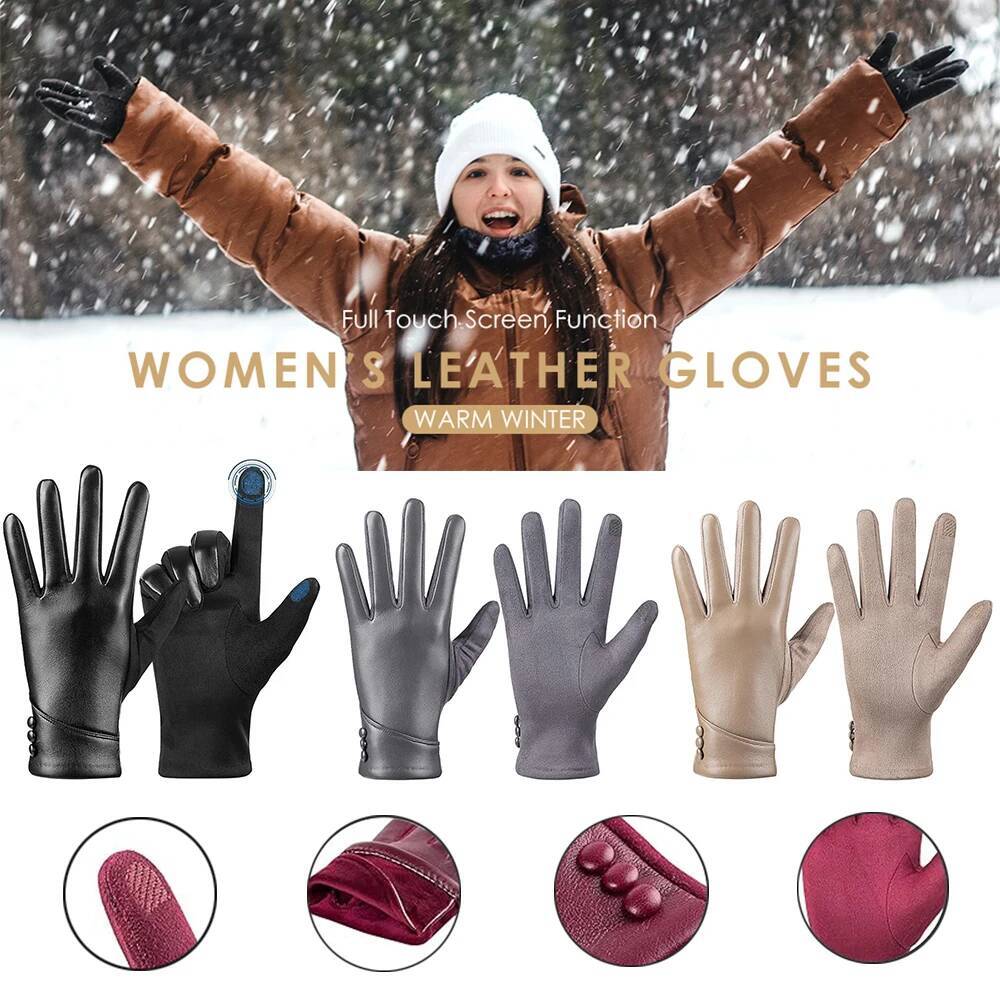 Women Gloves Touch Screen Wool - огляд і ціна Wool Glove Lined