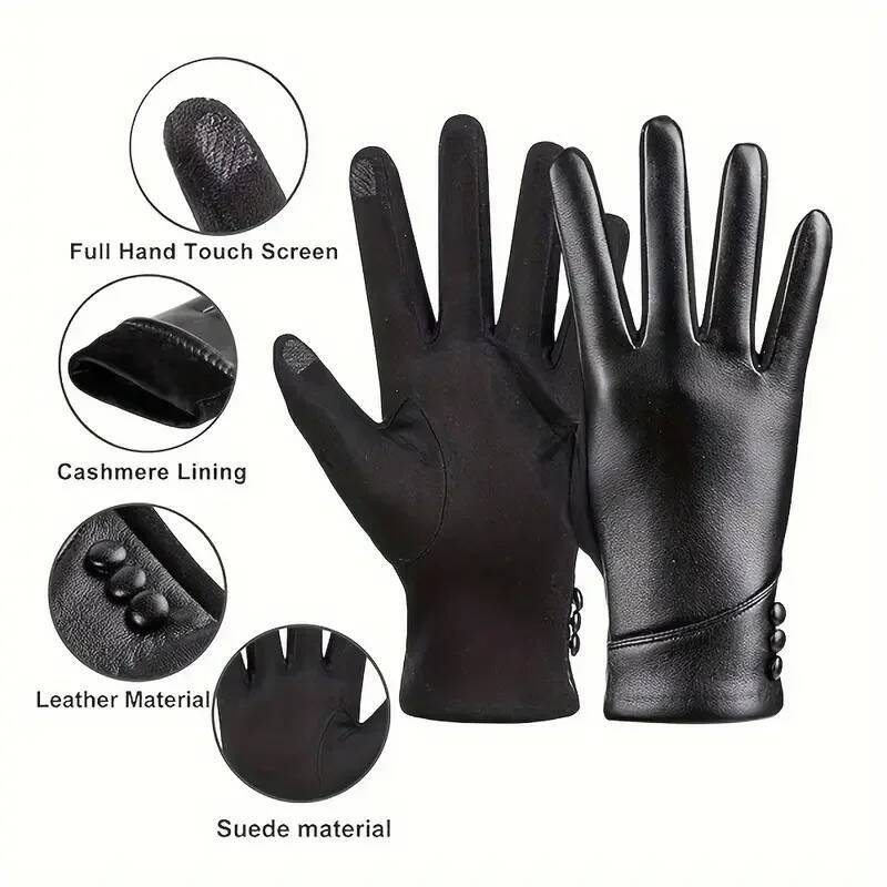 Women Gloves Touch Screen Wool - огляд і ціна Wool Glove Lined