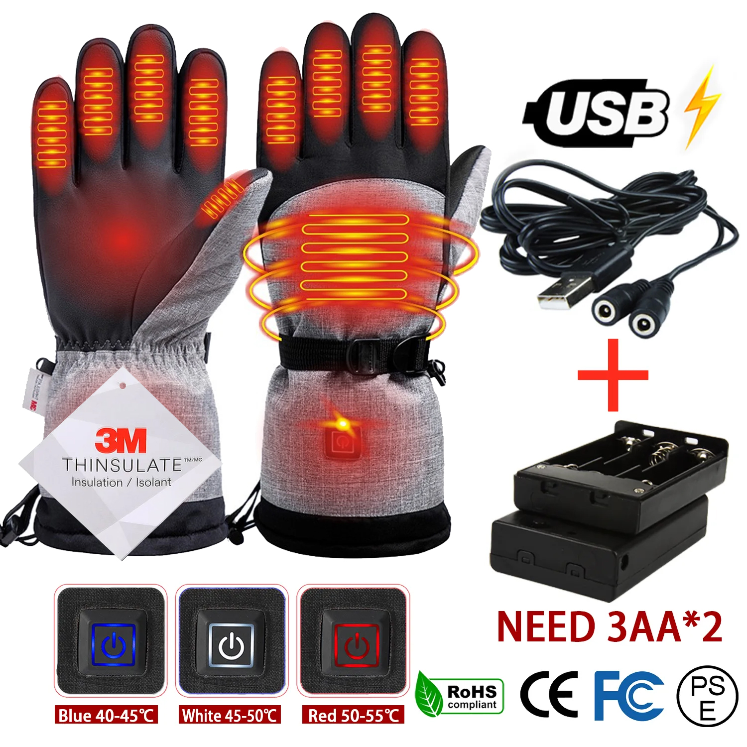 Winter Gloves 3M Cotton Heatin - огляд і ціна Winter Glove Insulated
