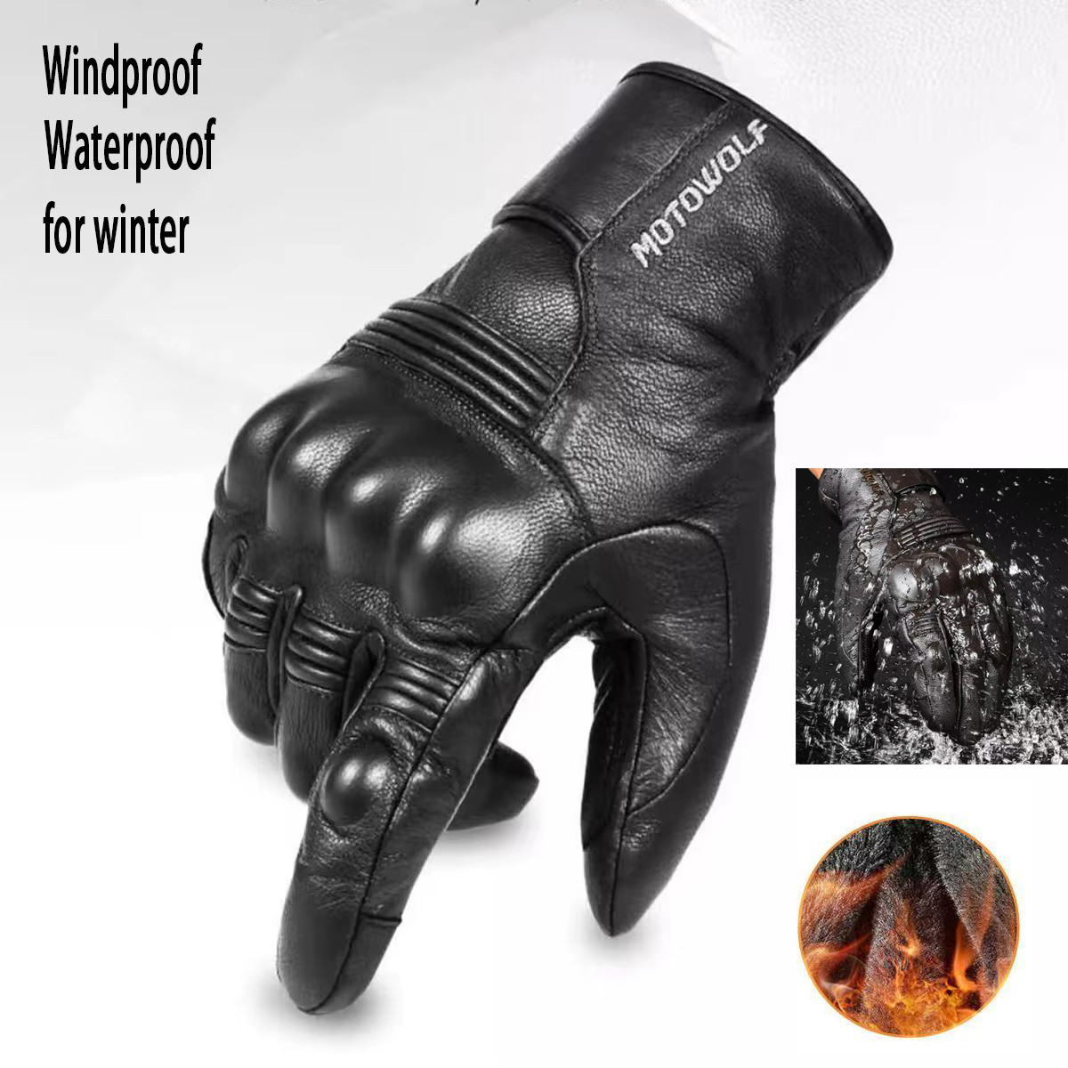 Leather Motorcycle Gloves Men' - огляд і ціна Motorcycle Glove Knuckle