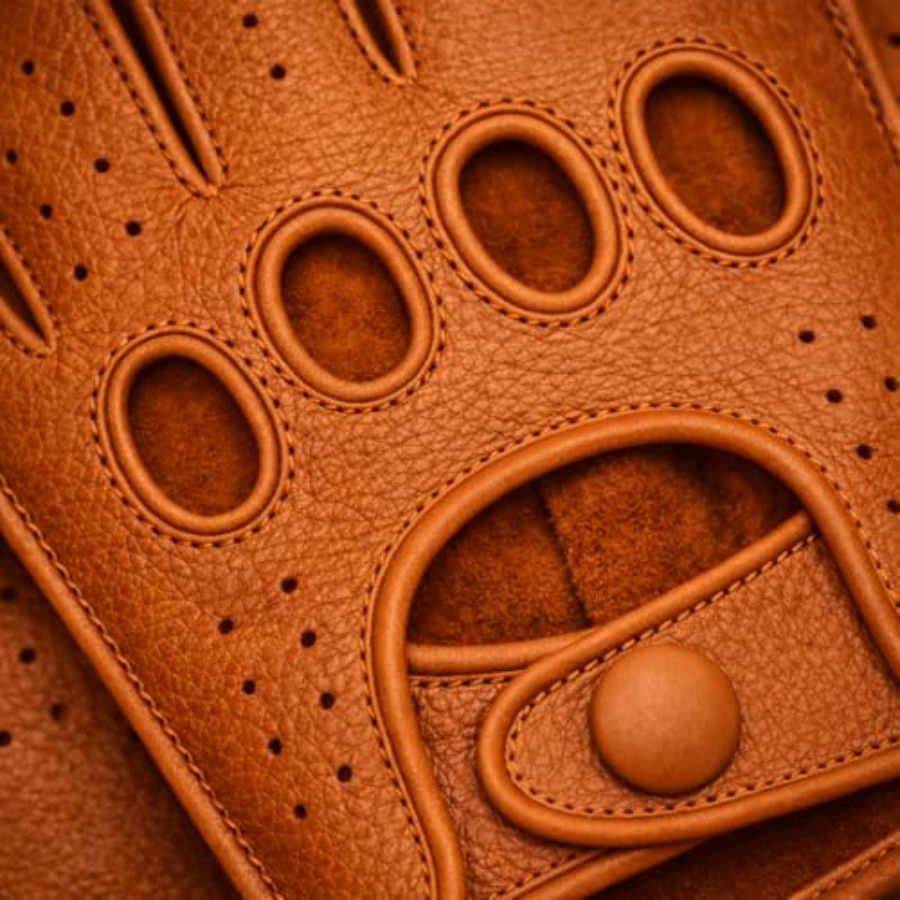 Mens fingerless leather drivin - огляд і ціна Leather Driving Glove