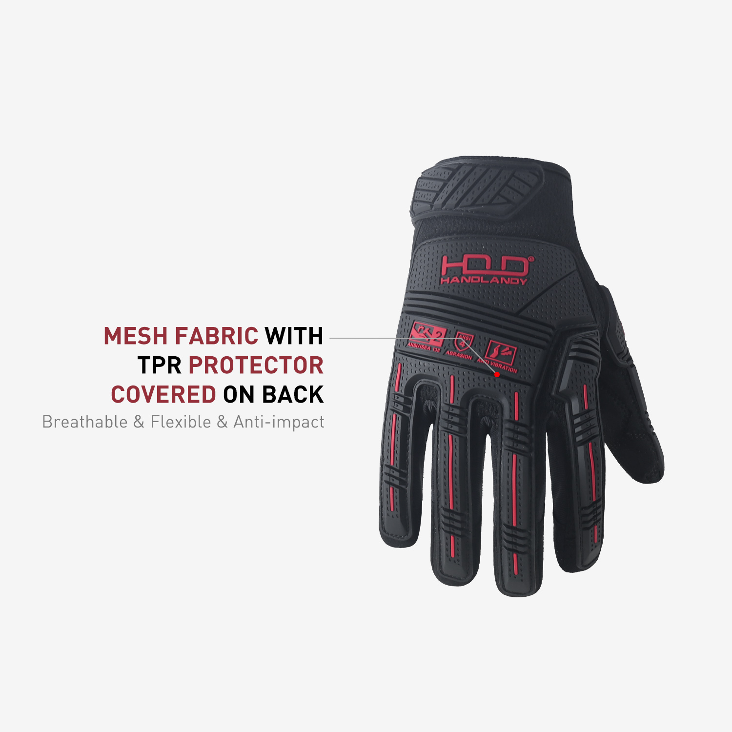 HANDLANDY Work Gloves for Men, - огляд і ціна Work Glove Impact