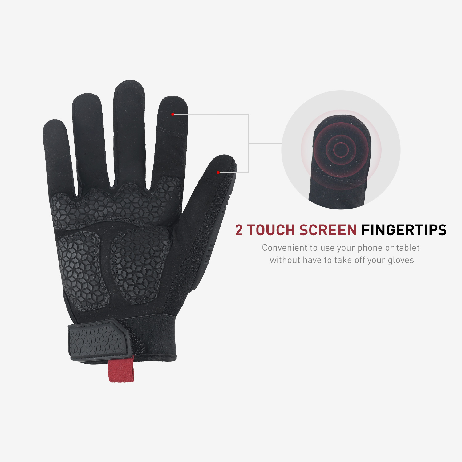 HANDLANDY Work Gloves for Men, - огляд і ціна Work Glove Impact