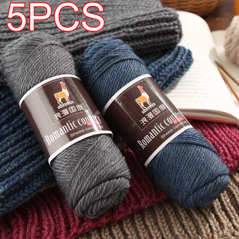5PCS total 500g Hand knitting  - огляд і ціна Wool Glove Lined