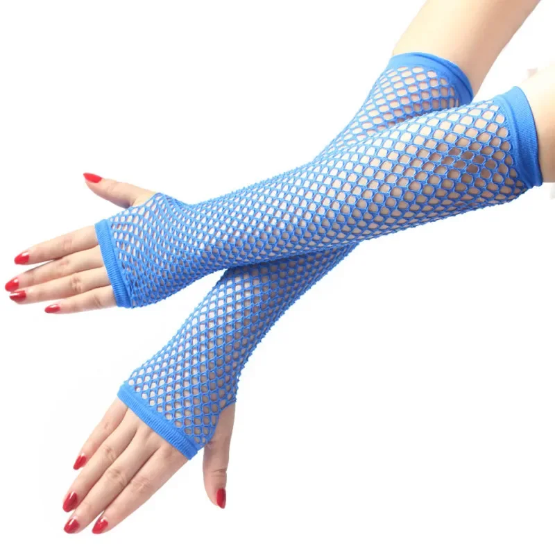 Women Fashion Neon Fishnet Fin - огляд і ціна Fingerless Glove Knit