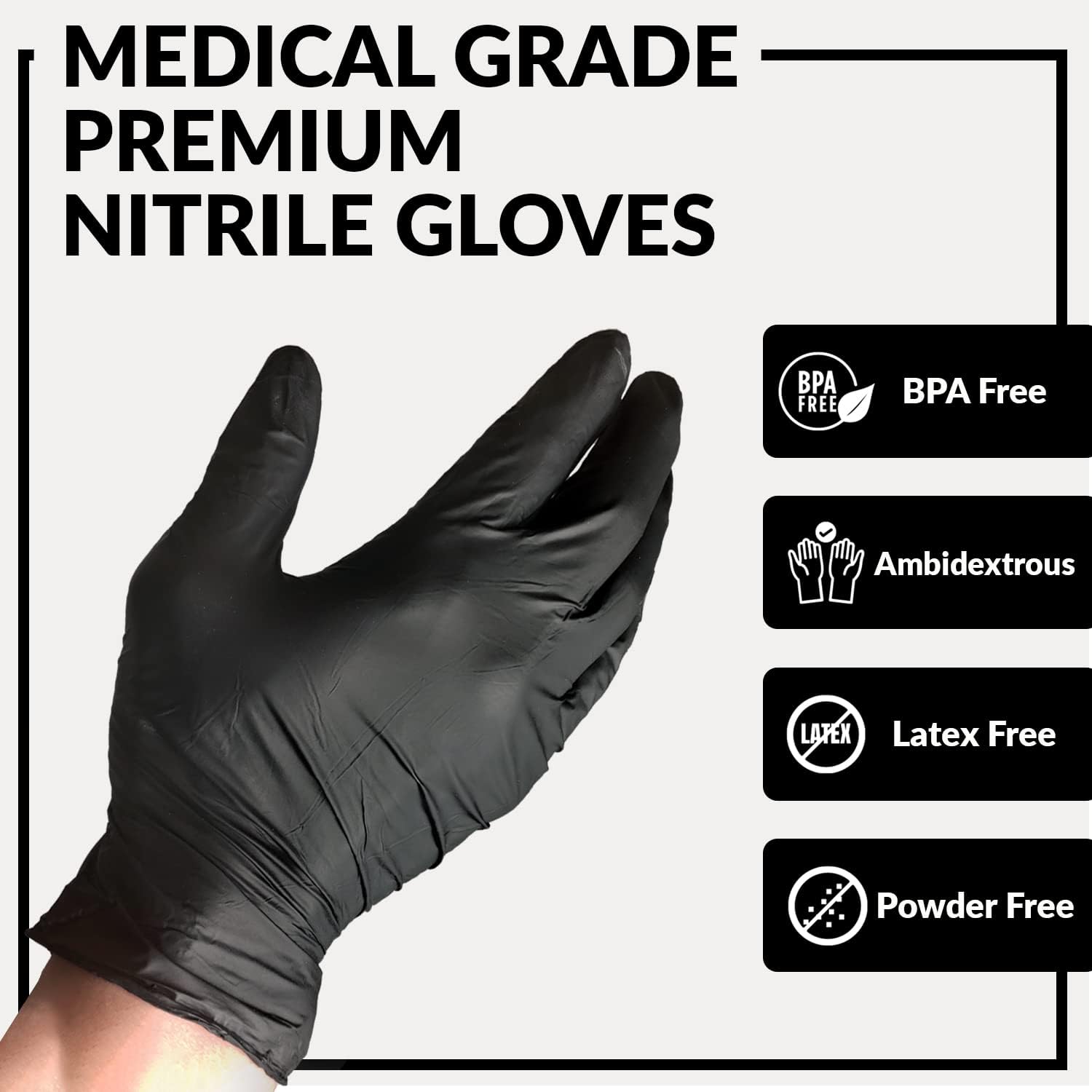 Nitrile Exam Gloves - Medical  - огляд і ціна Exam Glove Nitrile