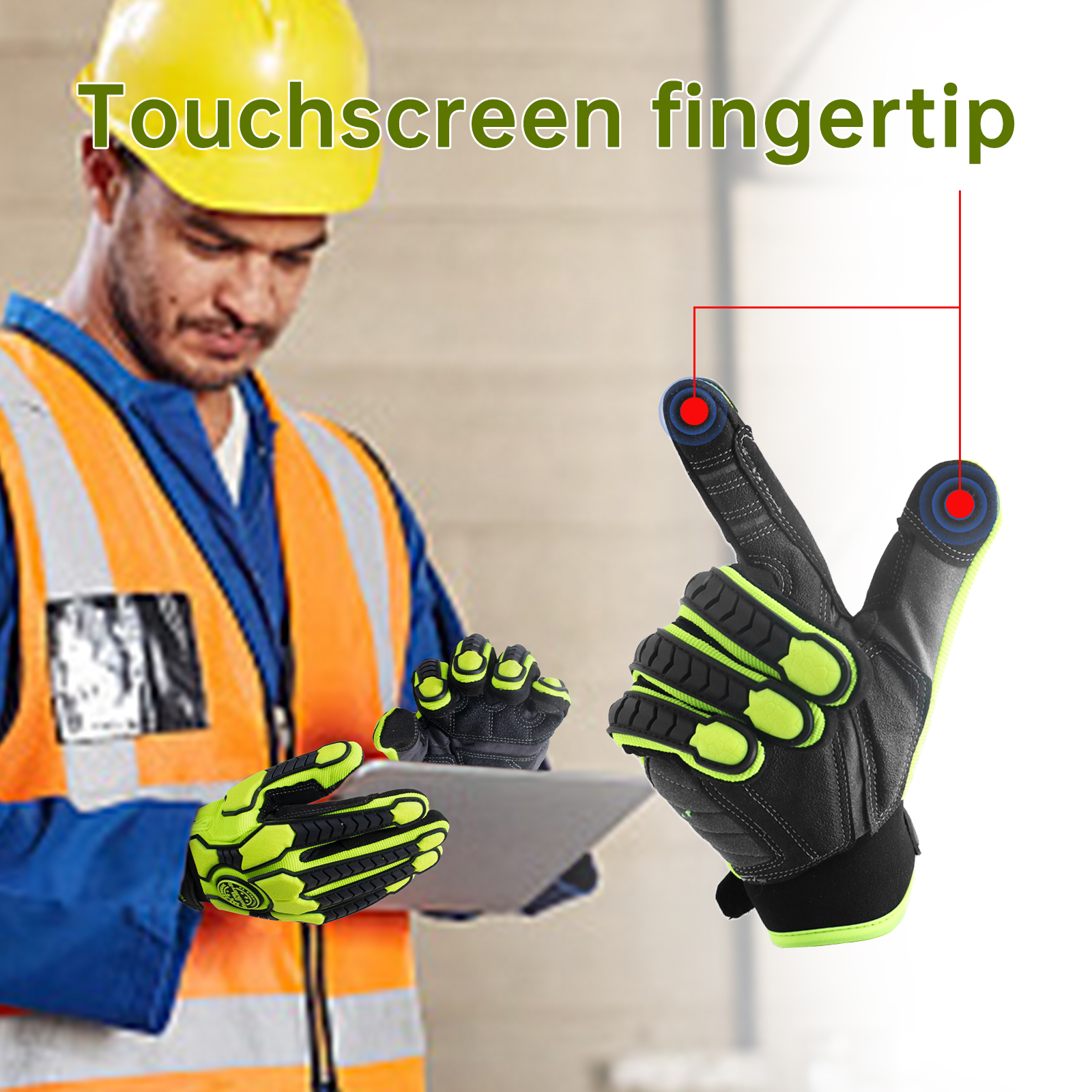 HANDLANDY Anti Vibration Heavy - огляд і ціна Work Glove Impact