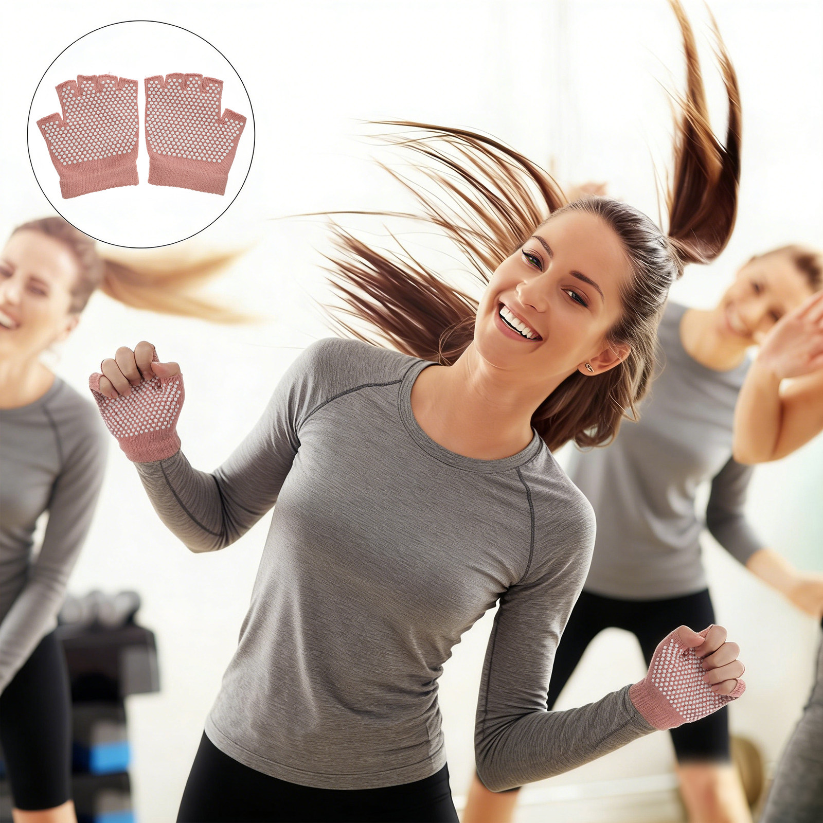 1Pair Yoga Gloves Fingerless W - огляд і ціна Workout Glove Gym