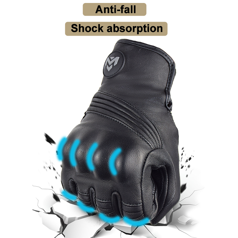 Men's Retro Perforated Leather - огляд і ціна Cycling Glove Padded