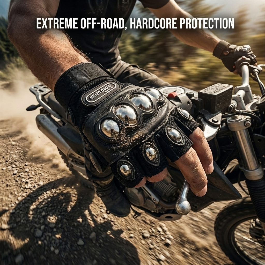 Steel Shell Knuckle Protection - огляд і ціна Motorcycle Glove Knuckle