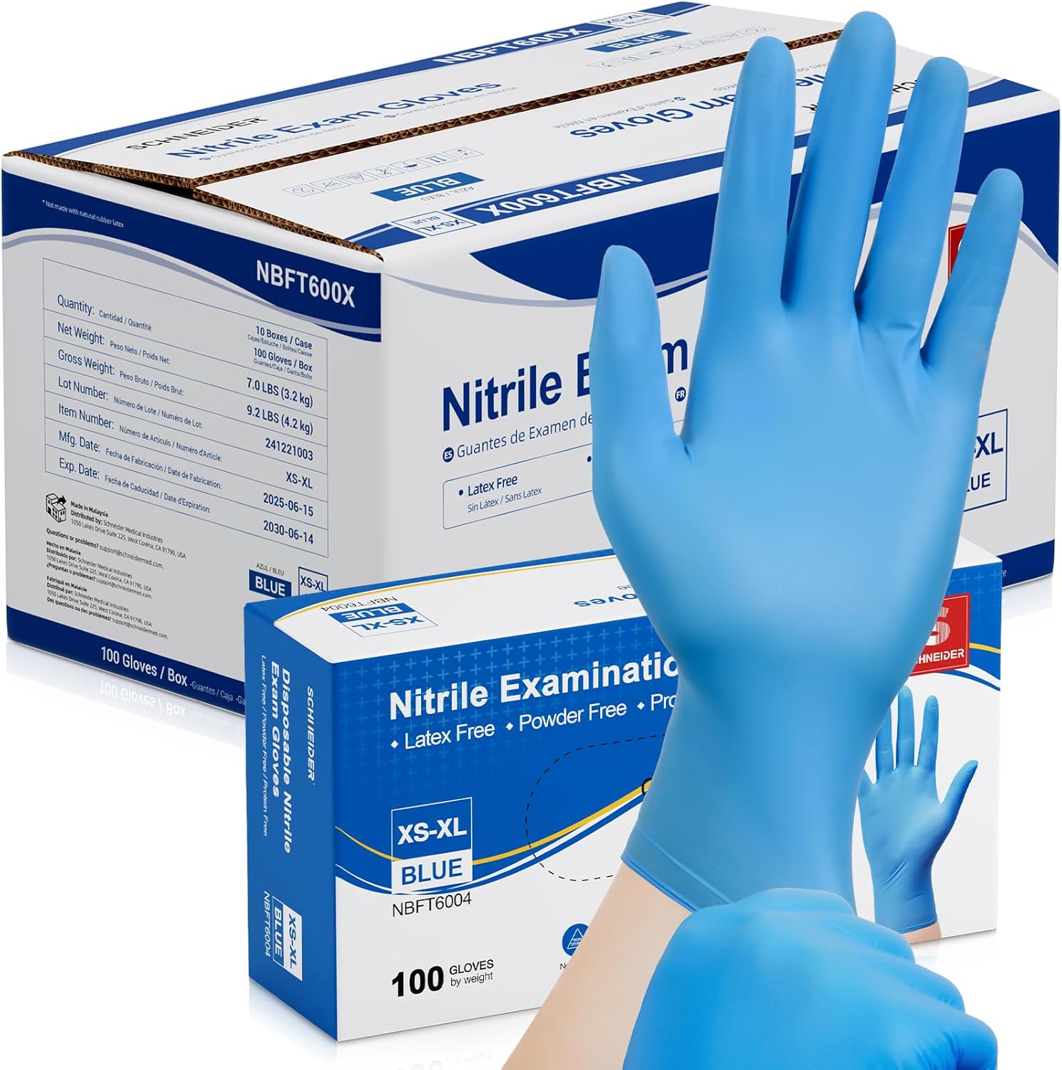 Nitrile Exam Gloves, Medical G - огляд і ціна Exam Glove Nitrile