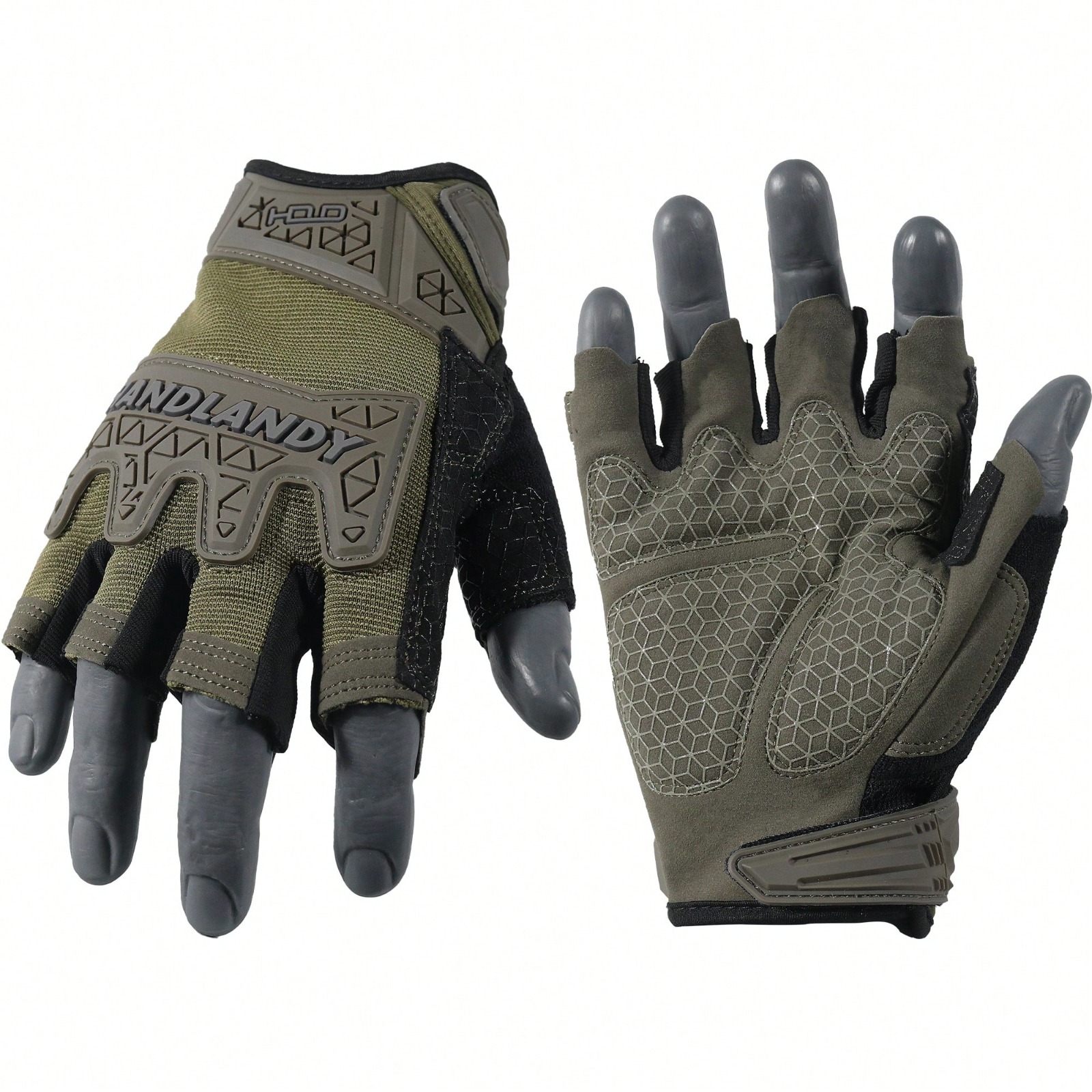 Tactical Fingerless Impact Glo - огляд і ціна Work Glove Impact