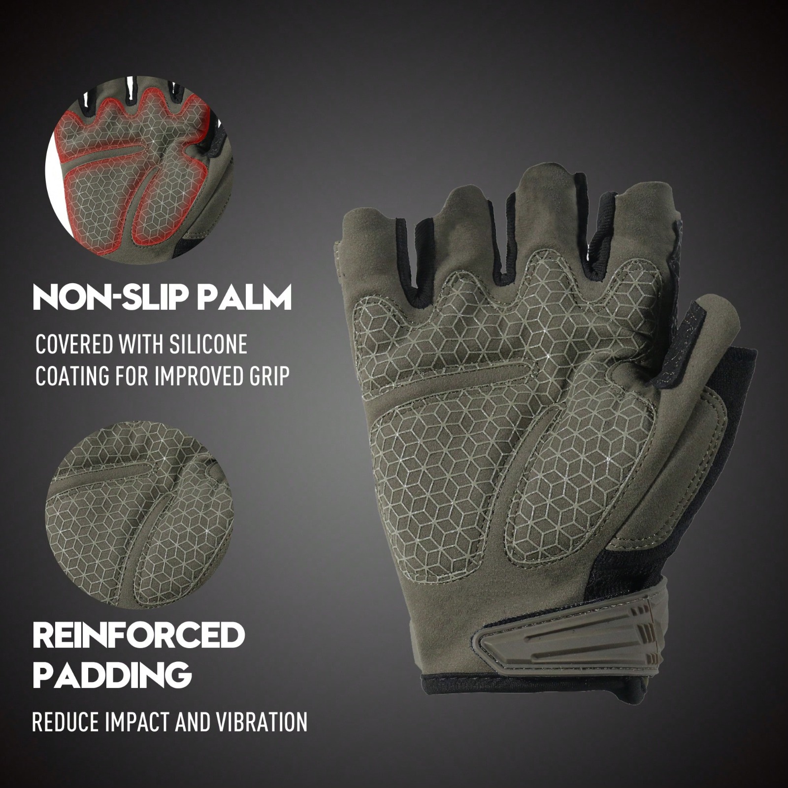 Tactical Fingerless Impact Glo - огляд і ціна Work Glove Impact