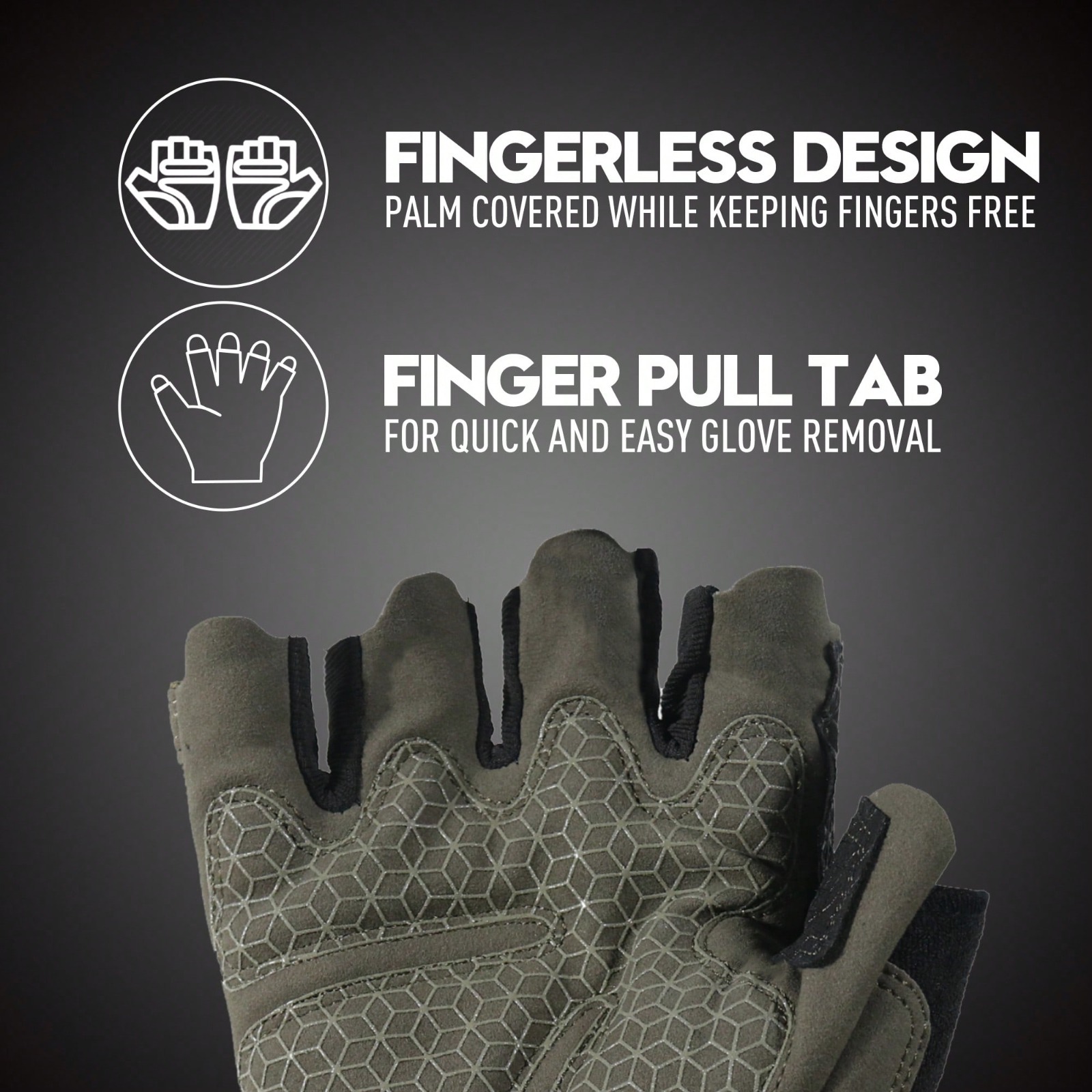Tactical Fingerless Impact Glo - огляд і ціна Work Glove Impact