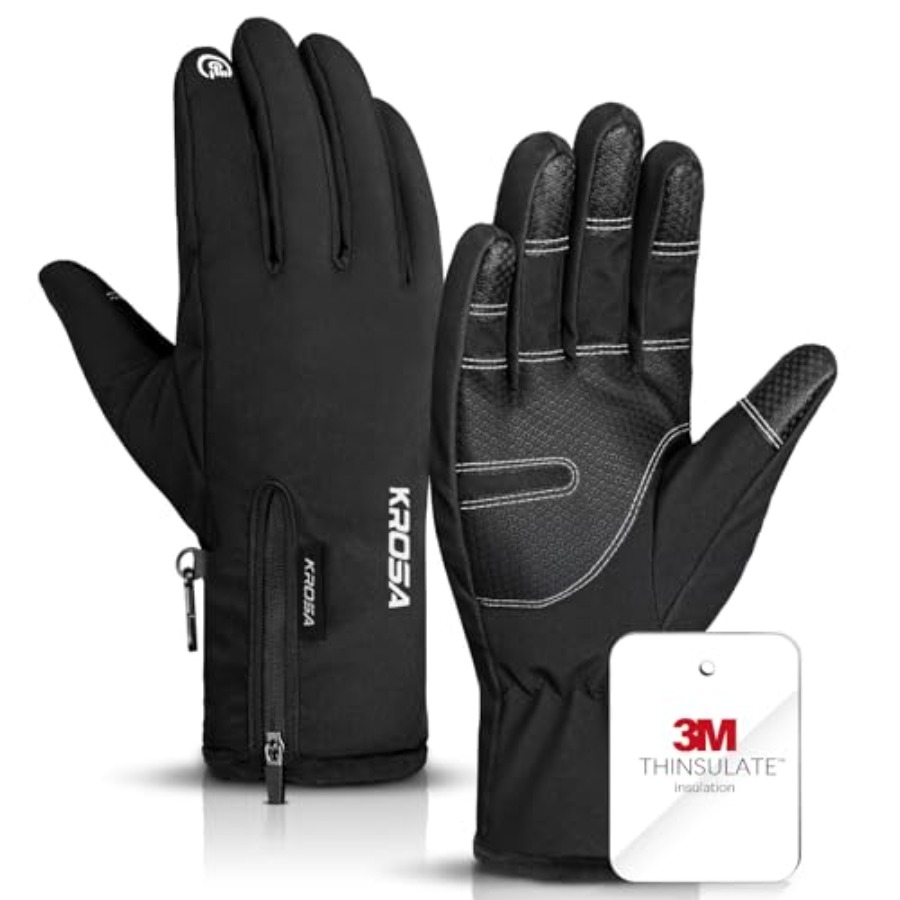 krosa Winter Gloves For Men Wo - огляд і ціна Ski Glove Waterproof