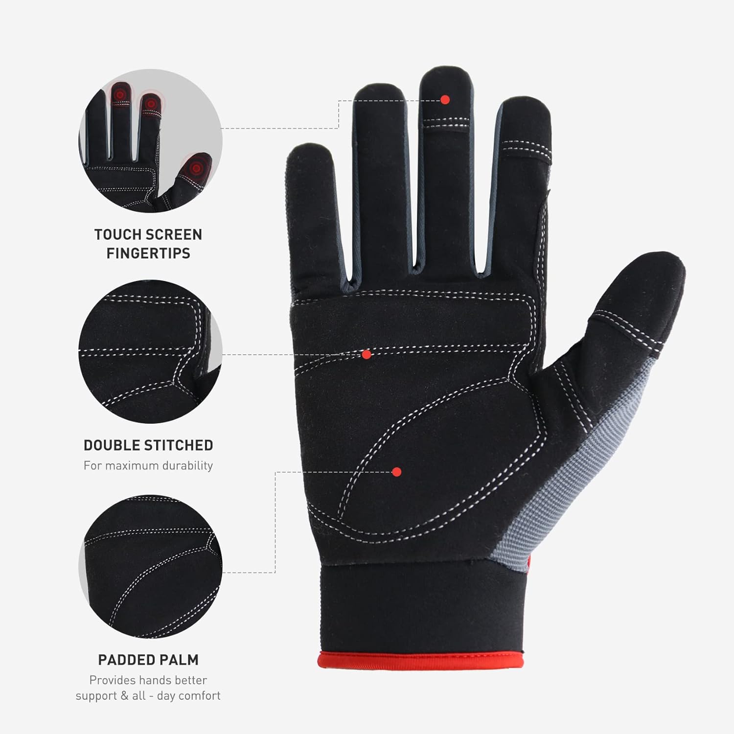 Anti-Vibration Gloves Work for - огляд і ціна Work Glove Impact