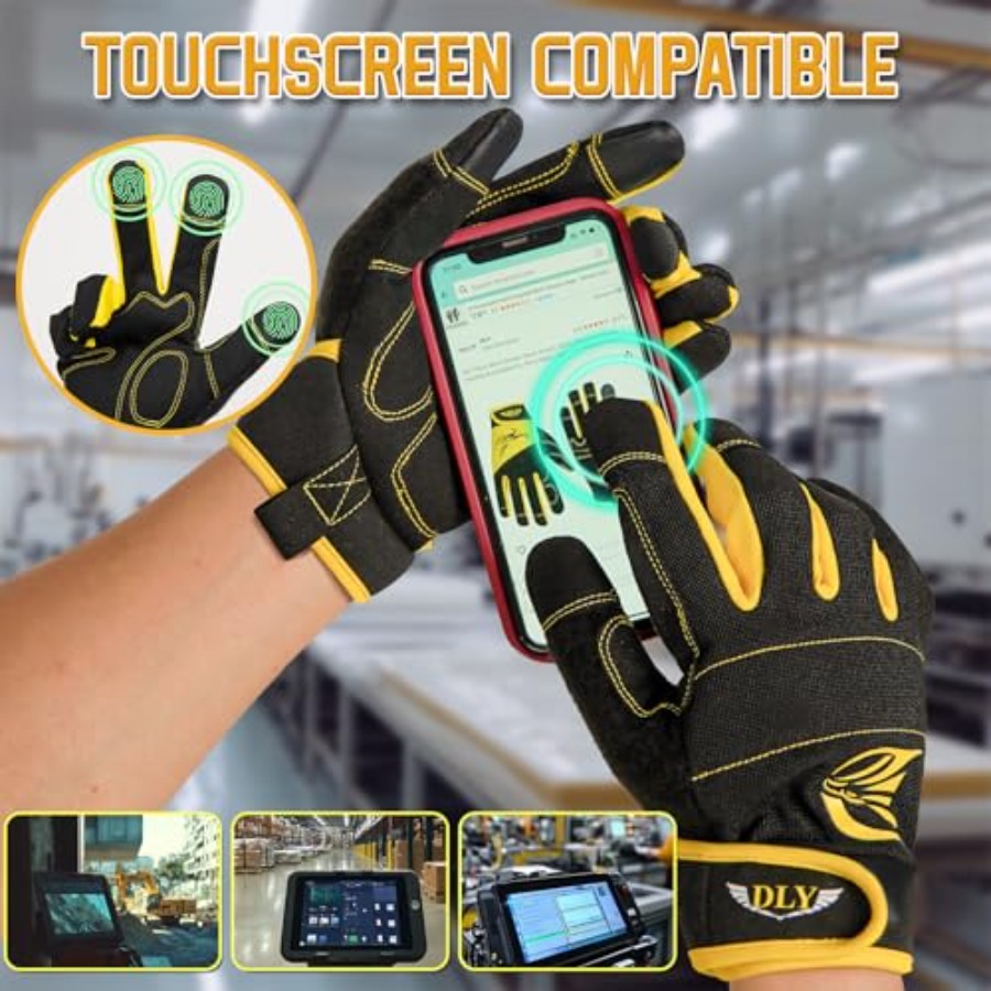 DLY Heavy Duty Work Gloves, Im - огляд і ціна Work Glove Impact