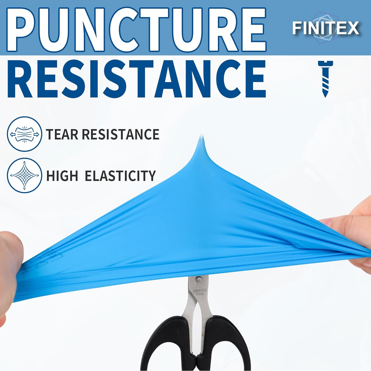 Blue Nitrile Exam Gloves - 200 - огляд і ціна Exam Glove Nitrile