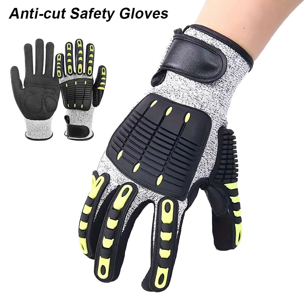 1Pair Anti-vibration Protectio - огляд і ціна Nitrile Mechanic Glove