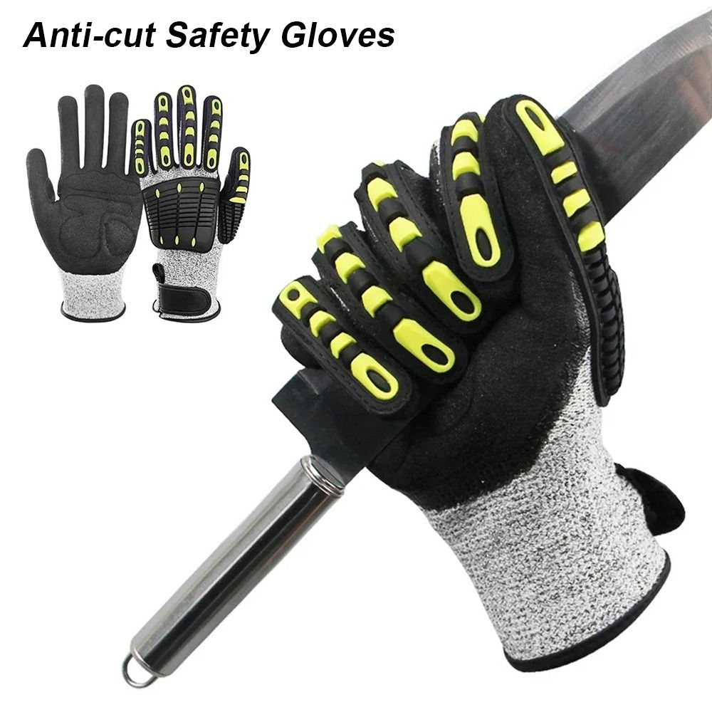 1Pair Anti-vibration Protectio - огляд і ціна Nitrile Mechanic Glove