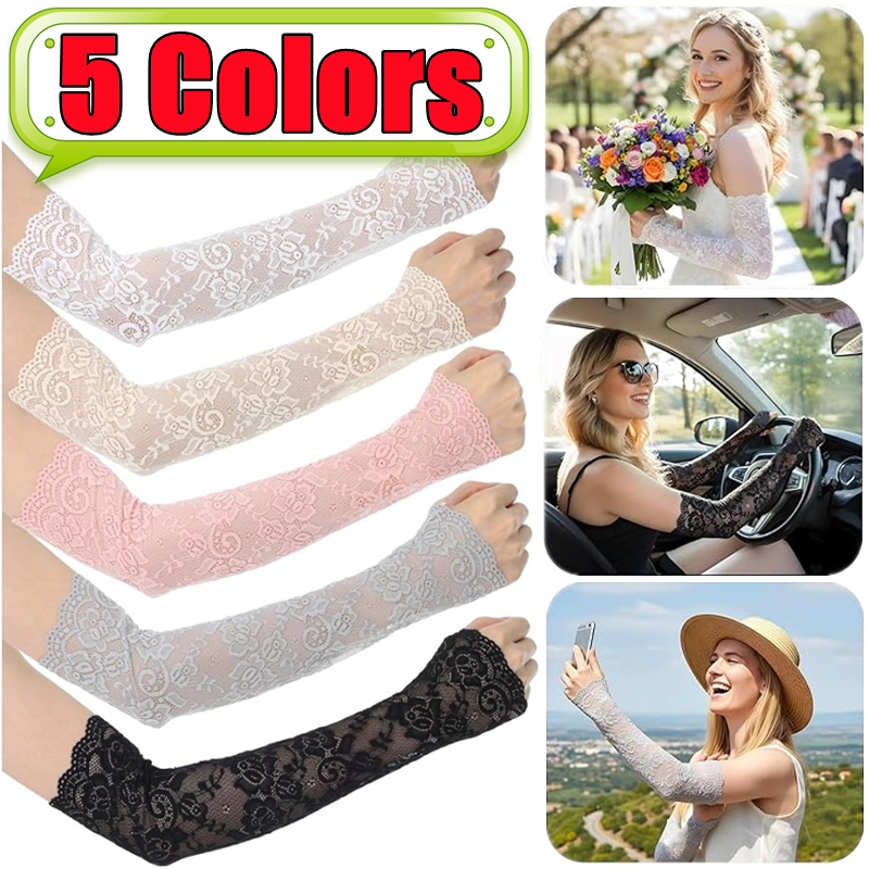 New 1Pair Sexy Lace Hollow-Out - огляд і ціна Fingerless Glove Knit