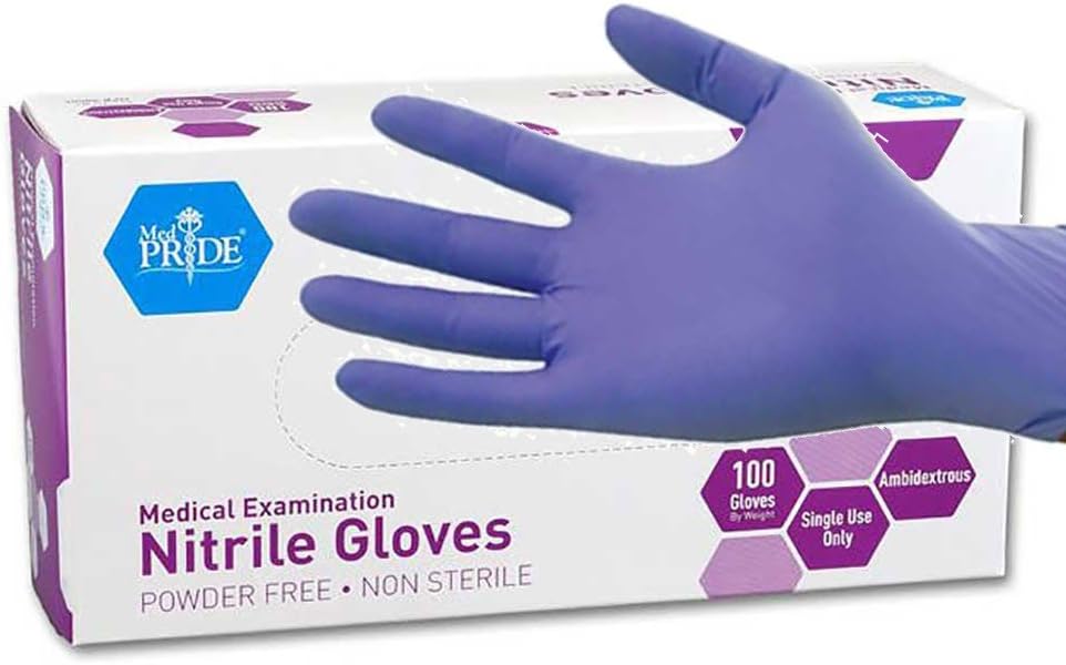 Powder-Free Nitrile Exam Glove - огляд і ціна Exam Glove Nitrile