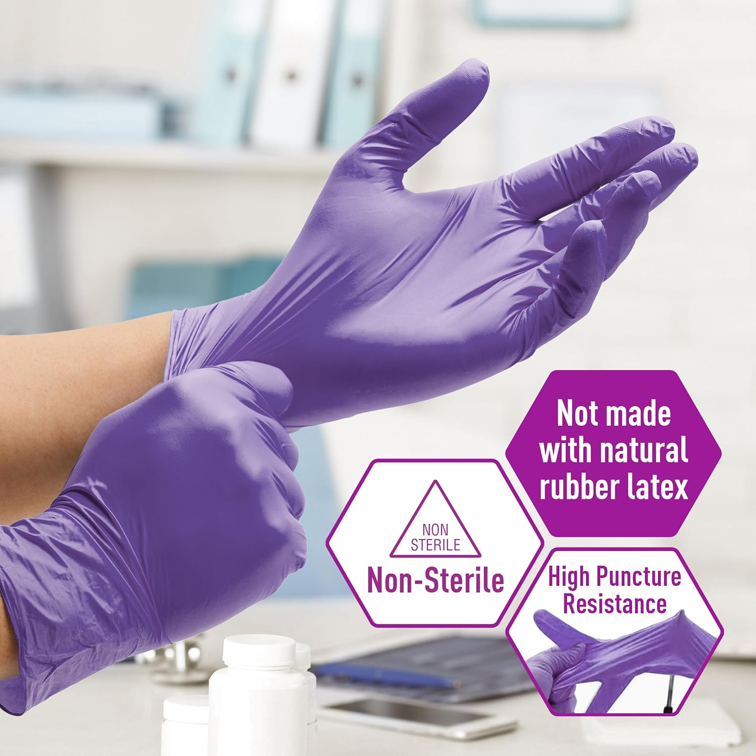 Powder-Free Nitrile Exam Glove - огляд і ціна Exam Glove Nitrile