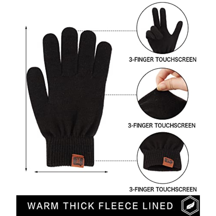 Women's Winter Touchscreen Woo - огляд і ціна Wool Glove Lined