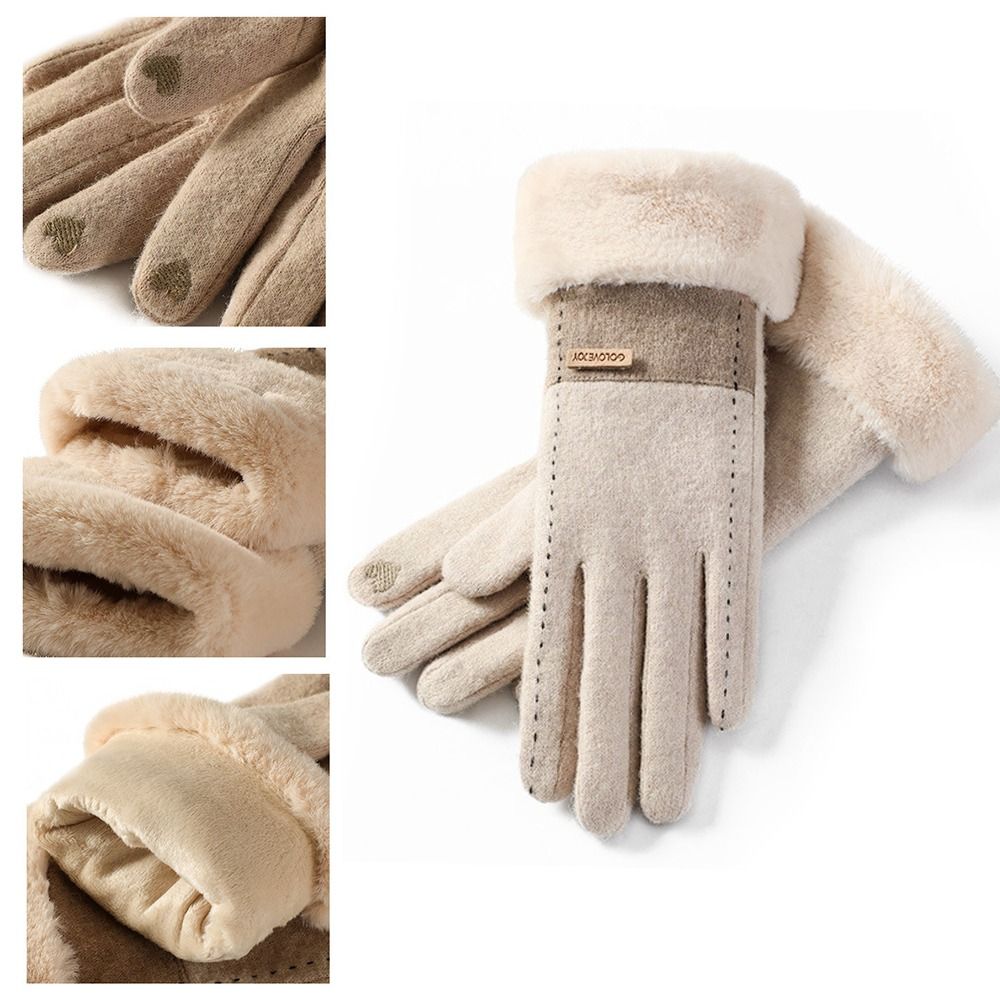Soft Winter Thermal Gloves Thi - огляд і ціна Wool Glove Lined
