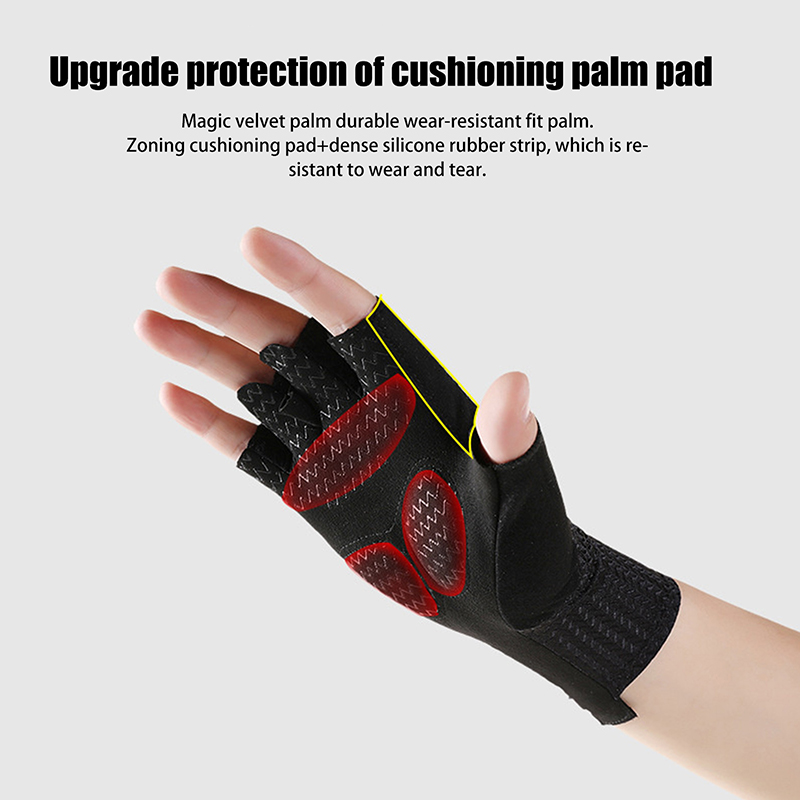 Summer Breathable Half Finger  - огляд і ціна Cycling Glove Padded