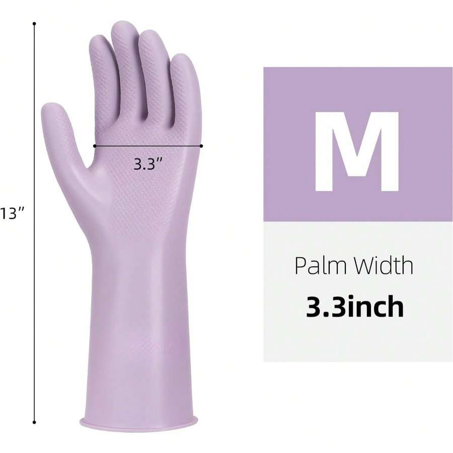 6 Pairs Rubber Cleaning Gloves - огляд і ціна Rubber Glove Cleaning