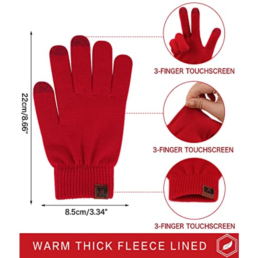Women's Winter Touchscreen Woo - огляд і ціна Wool Glove Lined