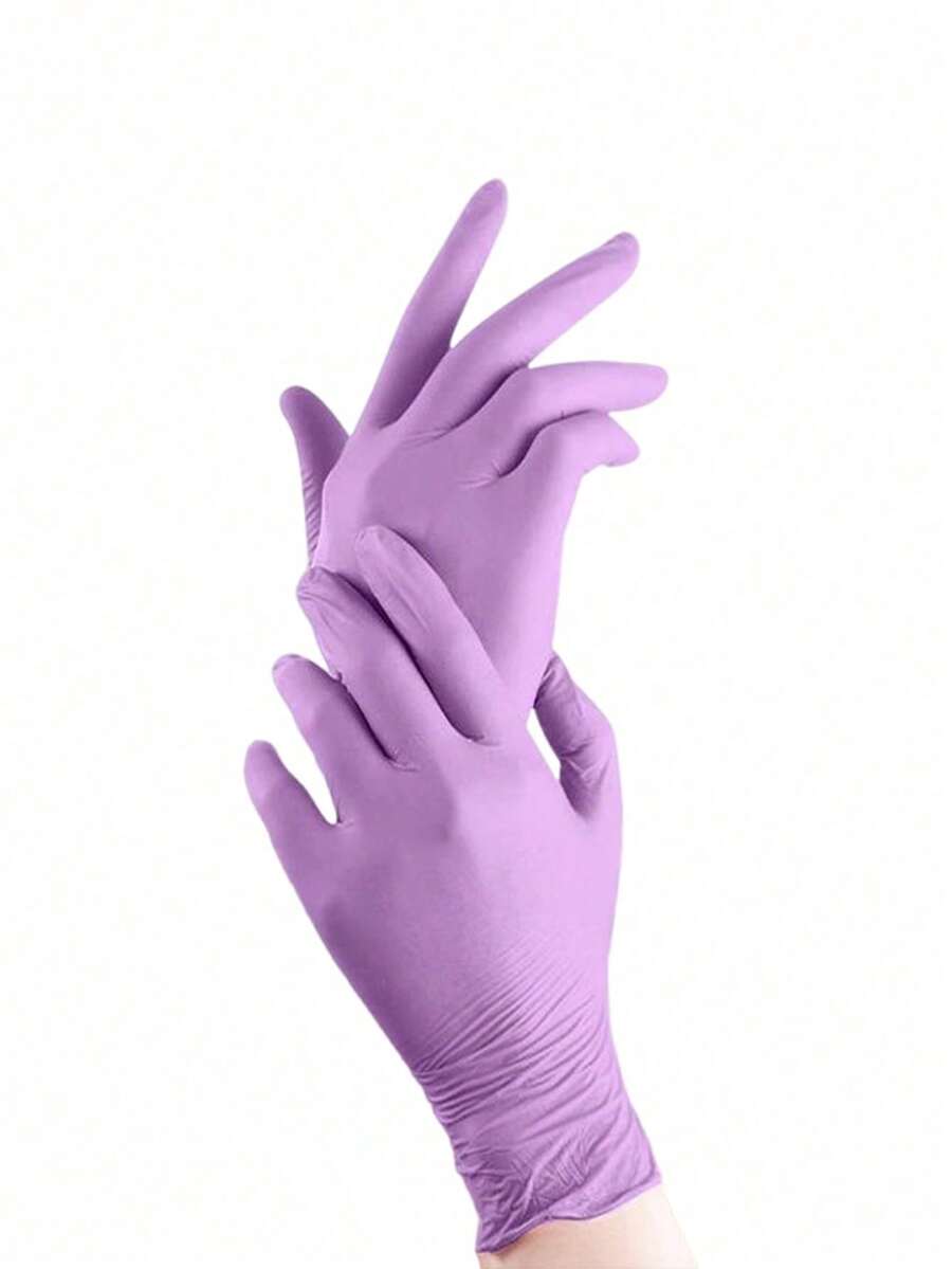 100/50/4pcs Disposable Purple  - огляд і ціна Latex Disposable Glove