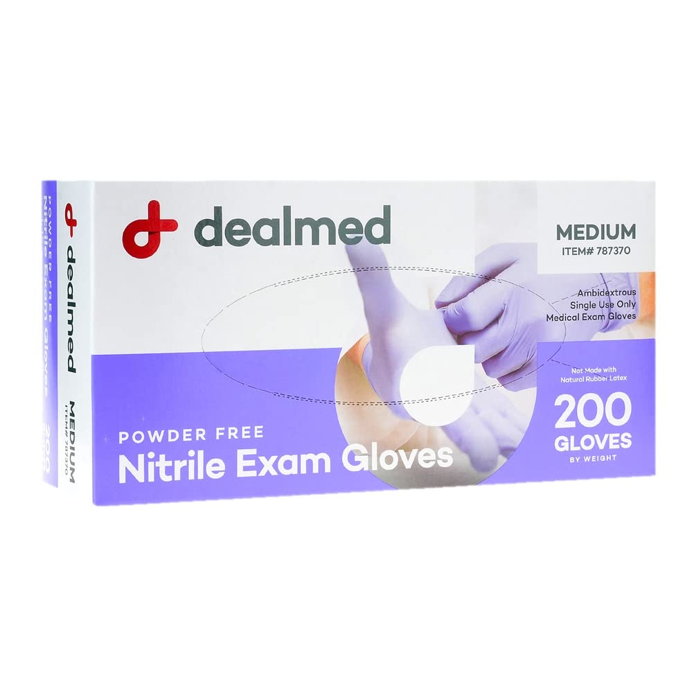 Nitrile Medical Exam Gloves, D - огляд і ціна Exam Glove Nitrile