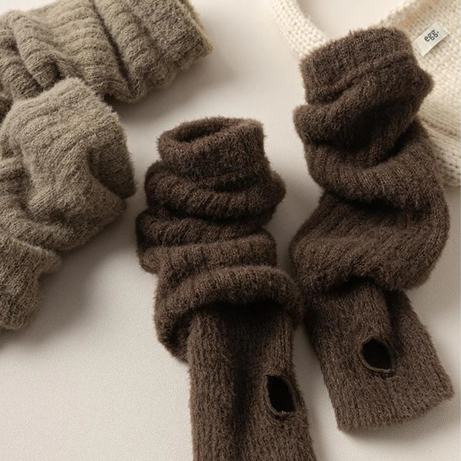 Winter Warm Long Sleeves Glove - огляд і ціна Fingerless Glove Knit
