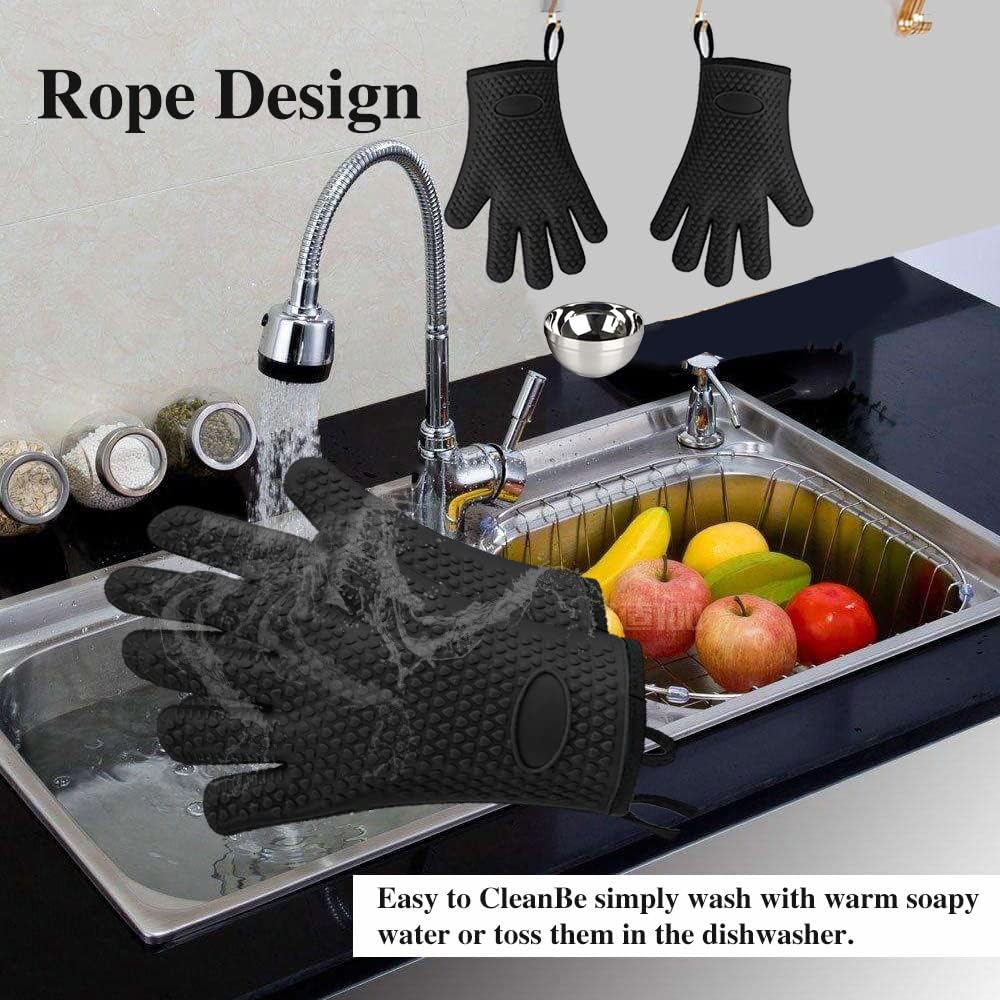 Silicone Oven Mitts, Heat Resi - огляд і ціна Oven Mitt Silicone