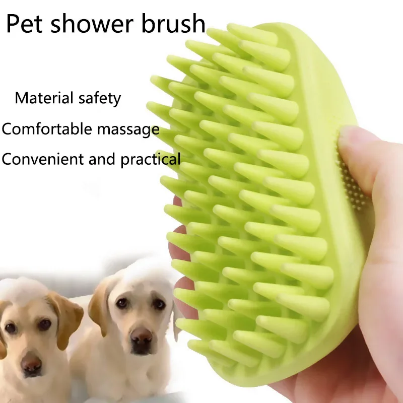 Pet Bath Brush Rubber Comb Hai - огляд і ціна Rubber Glove Cleaning