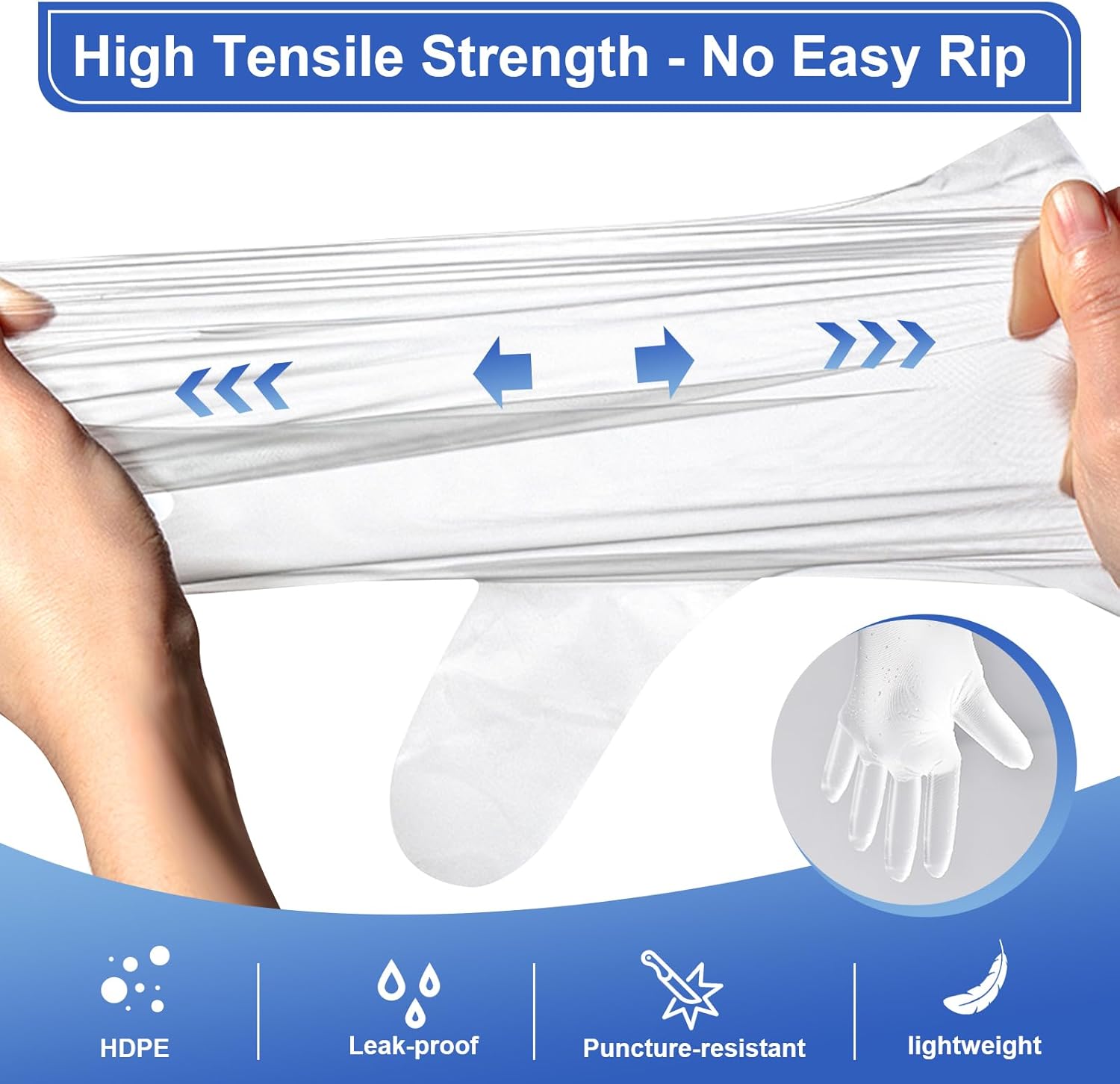 500 Pcs Disposable Food Prep G - огляд і ціна Latex Disposable Glove