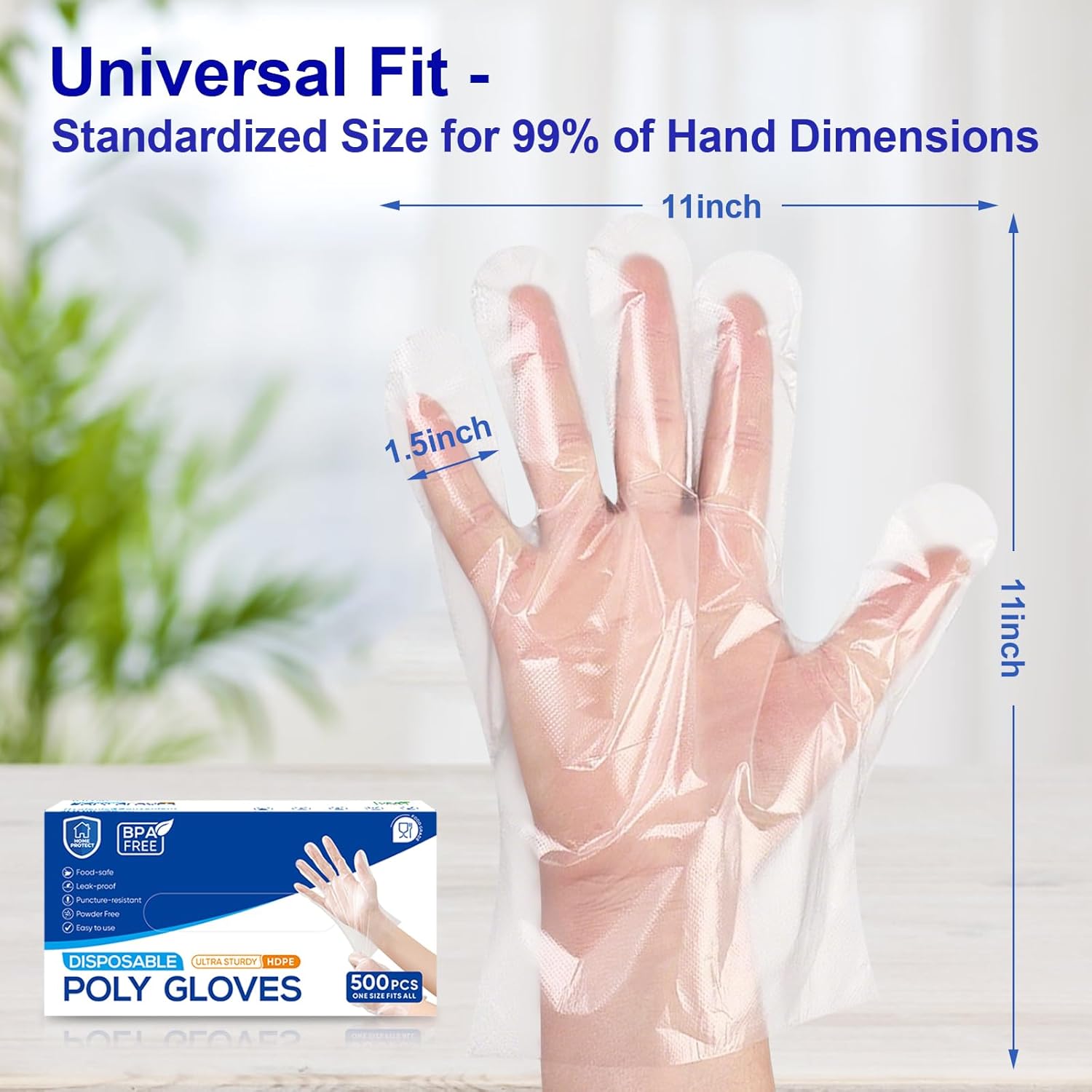 500 Pcs Disposable Food Prep G - огляд і ціна Latex Disposable Glove